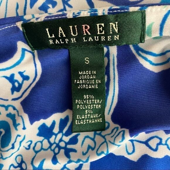 Lauren Ralph Lauren Blue/White Paisley Dress - Picture 6 of 6